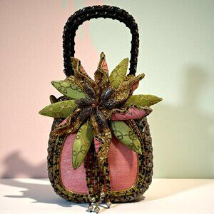 Mary Frances Beaded Floral Handbag – Style BAG 938-55